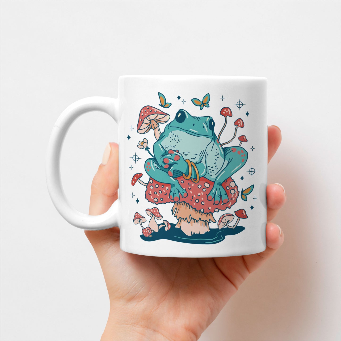 Frog Cottage Designer Mug