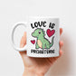 Love is Prehistoric Designer Mug