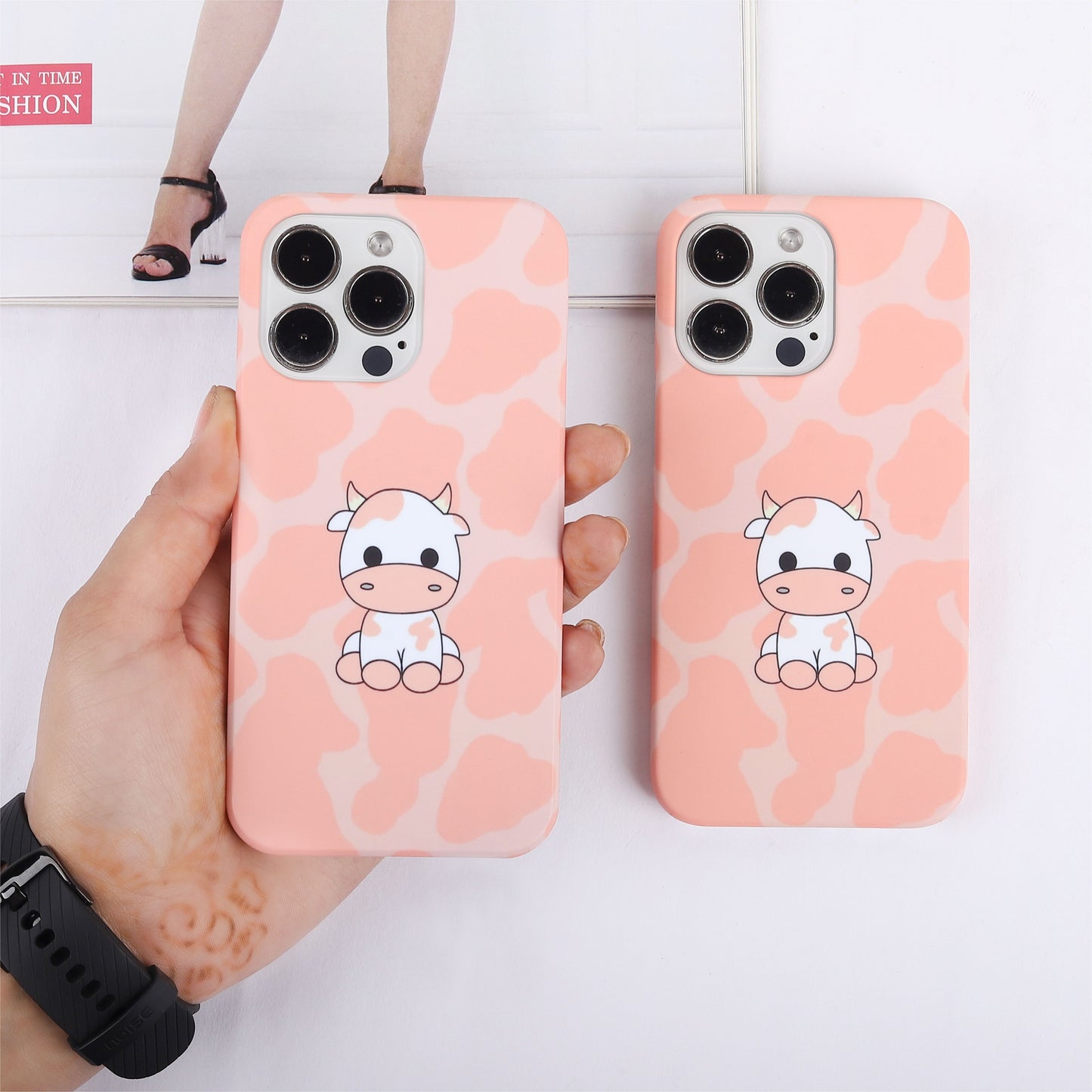 Moo Moo Pattern Customised Slim Case