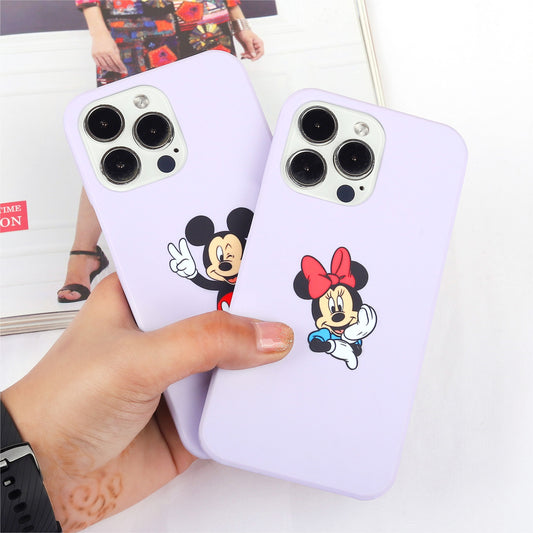 Cute Mickey and Minnie Slim Case
