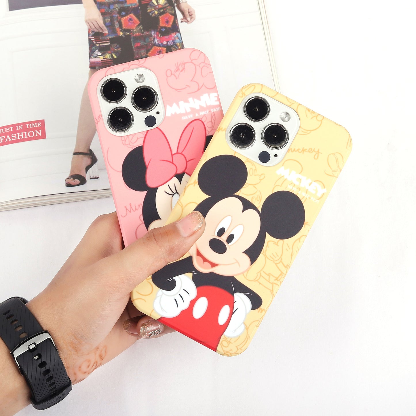 Mickey & Minnie Customised Slim Case