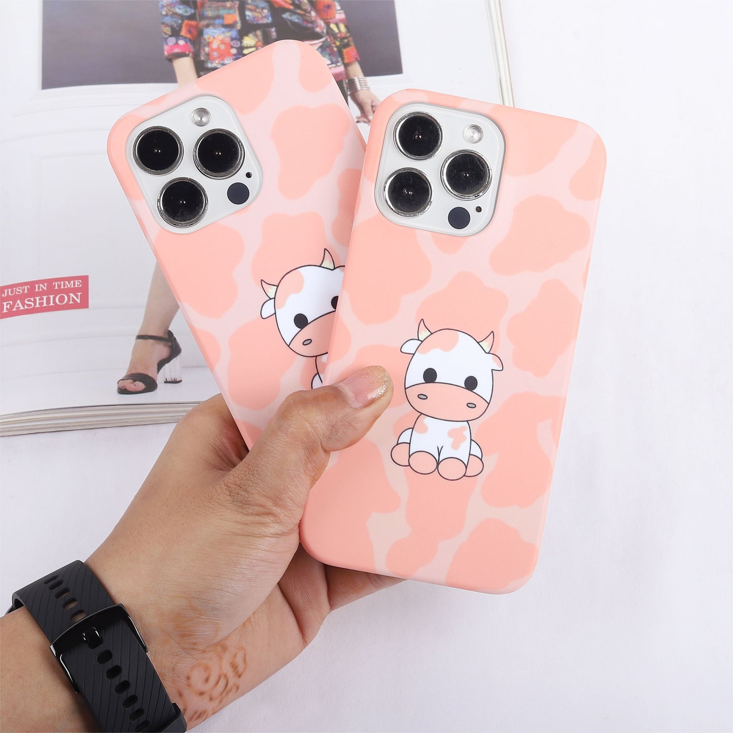 Moo Moo Pattern Customised Slim Case