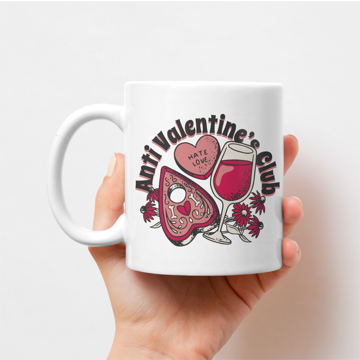 Anti Valentine's Club Designer Mug