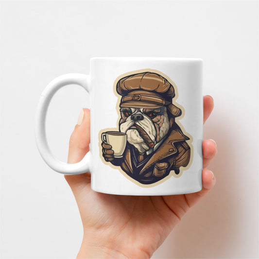 Bulldog Pilot Cigar Designer Mug