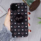 Heart Pattern Slim Case Cover With Customized Holder