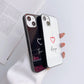 Cute Heart Glass Case