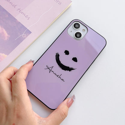 Cute Smile Glass Case