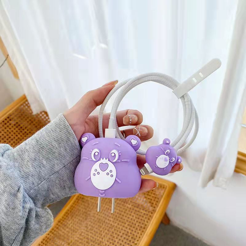 Purple Bear Pink Protector Iphone 20W/18W