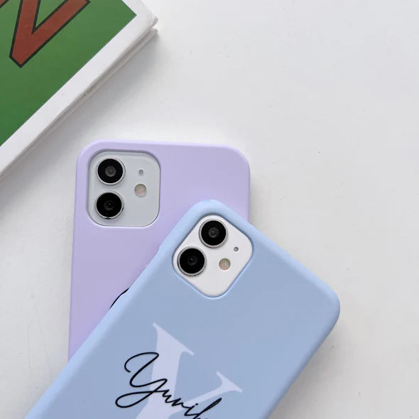 Custom Initial Slim Case Cover