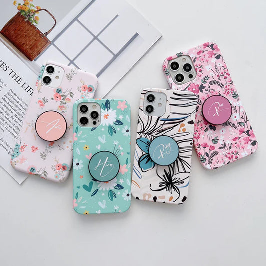 The Floral Family Slim Case Cover With Custom Holder