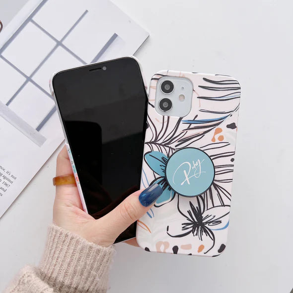 The Floral Family Slim Case Cover With Custom Holder