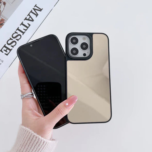 Reflective Mirror Case for iPhone ( Gold )