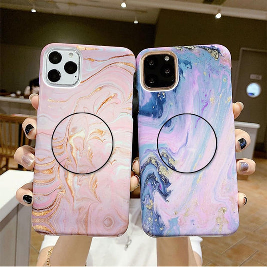 The Pink And Blue Marble Slim Case Cover