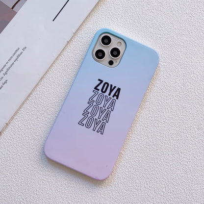 Blue And Purple Ombre Customised Slim Case