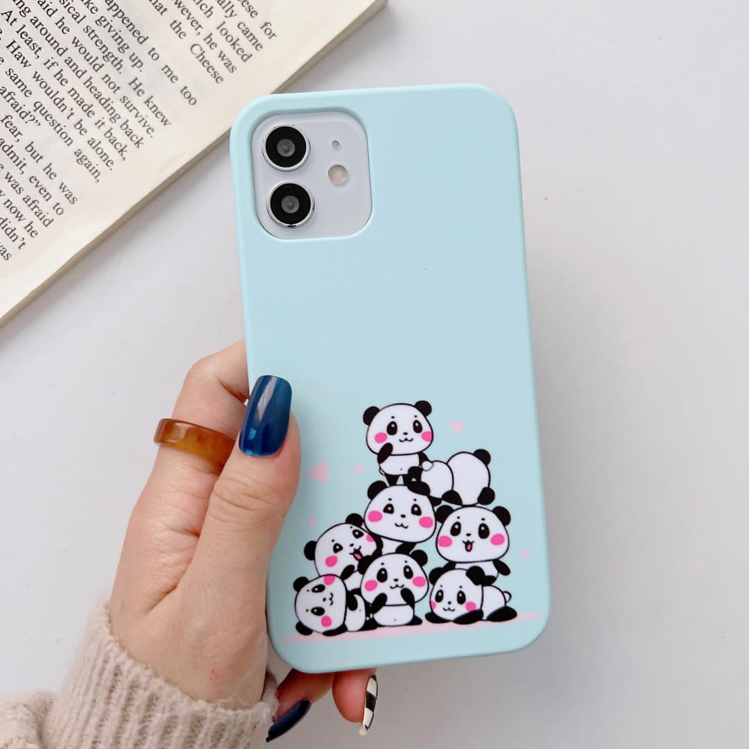 The Panda Family Slim Case Cover With Holder