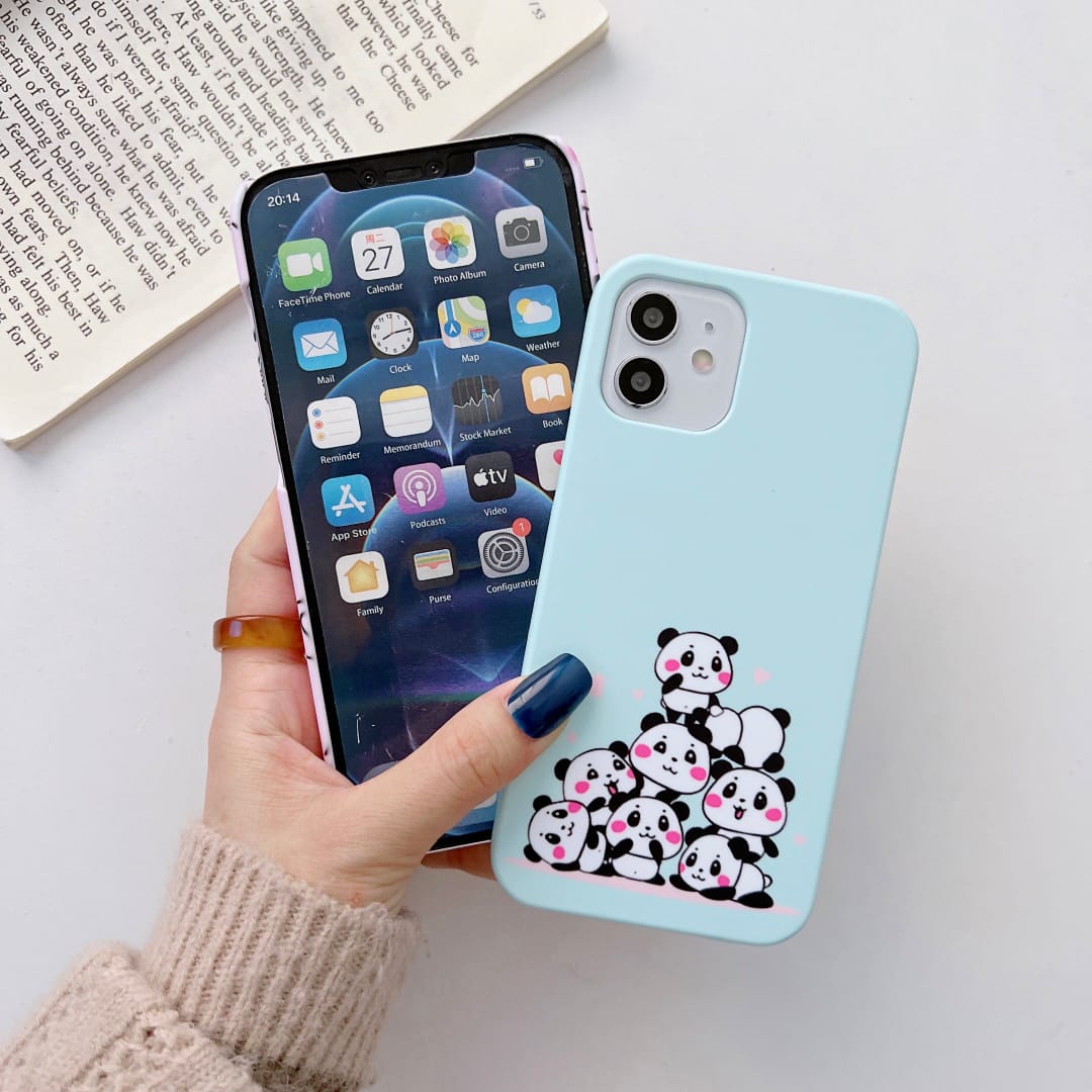 The Panda Family Slim Case Cover With Holder