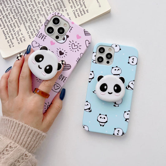 The Panda Family Slim Case Cover With Holder