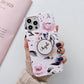 The Floral Threesome Slim Case Cover With Customised Holder
