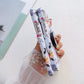 Blue Floral Slim Case Cover With Customised Holder