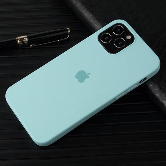 IPhone Liquid Silicone Case (Ocean Blue)